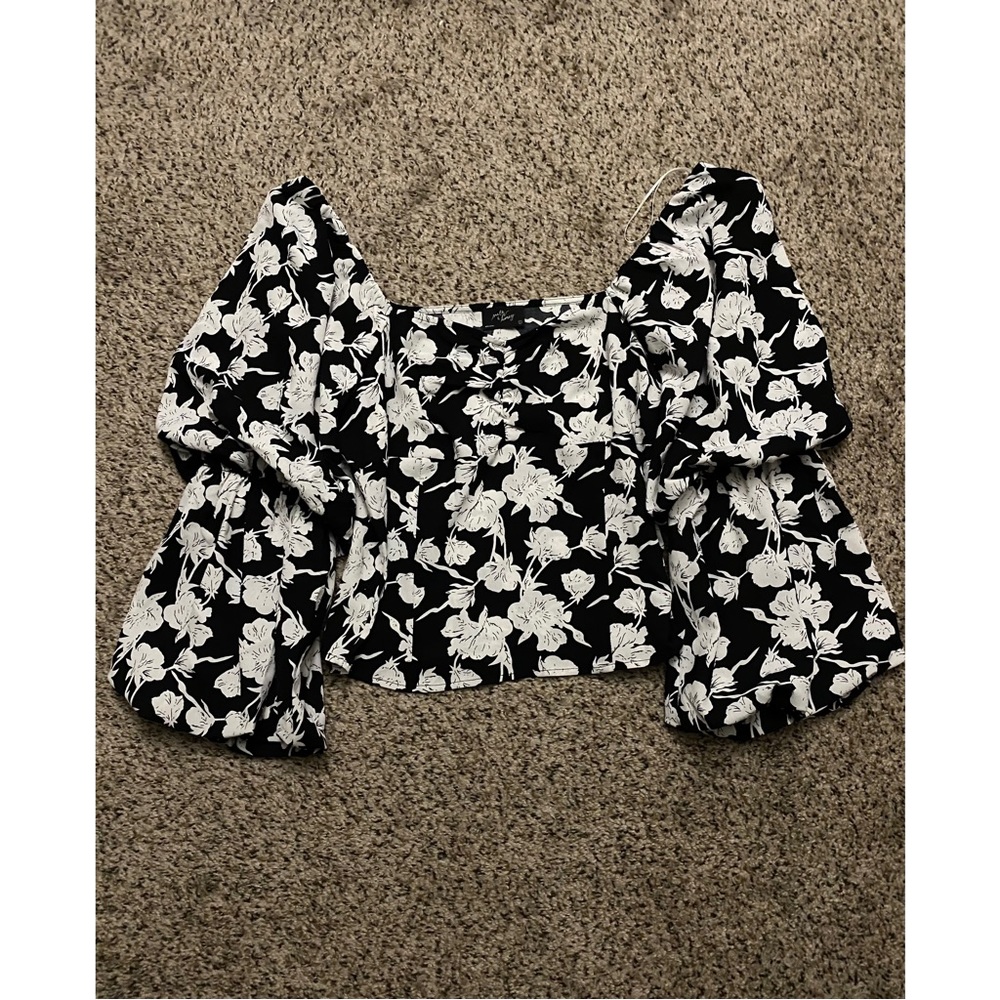 Milk + Honey Floral Blouse